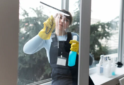 Nettoyage de vitres intérieures et extérieures à Angoumé